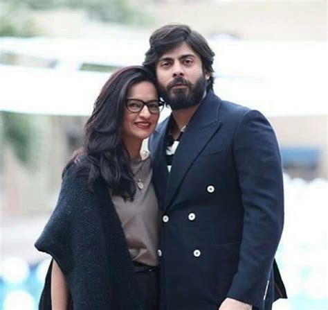 Fawad Khan With His Wife Sadaf Arts And Entertainment Images And Photos