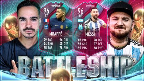 Messi Vs Mbappe Wm Finale Battleship Wager Vs Derkeller Youtube