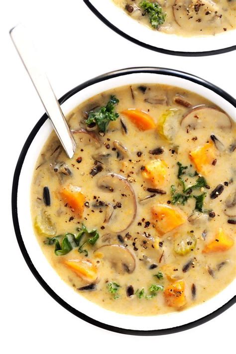 Cozy Autumn Wild Rice Soup Gimme Some Oven Soupe De Riz Sauvage