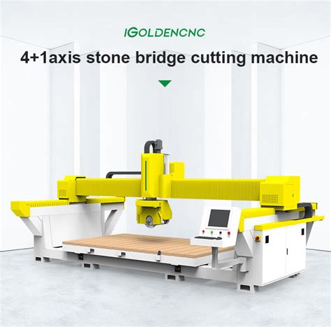 4+1 Axis Bridge Cutting Saw for Stone Countertop - iGolden CNC