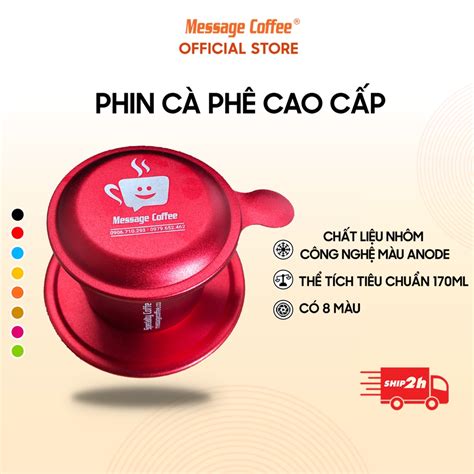 Phin pha cà phê cao cấp phin màu anode chất lượng pha cafe ngon từ