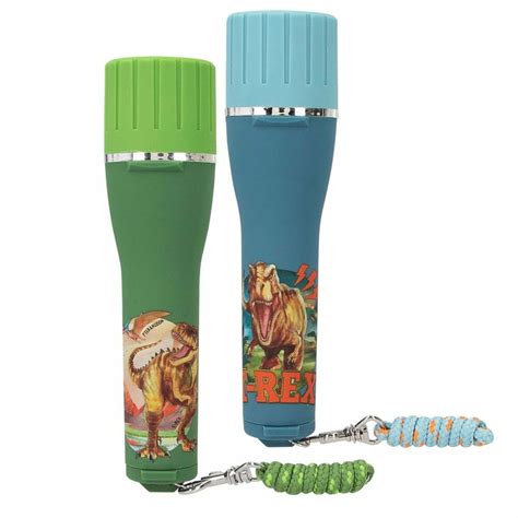 Dino World Lommelygte 1 Stk - Med Timerfunktion!