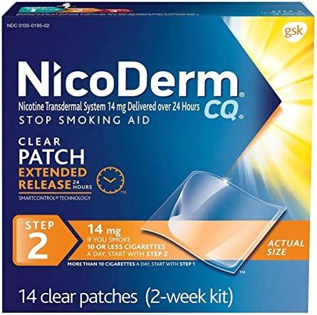 Nicoderm Cq Step Clear Stop Smoking Patch Mg Smart Control