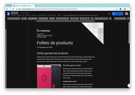 Si Quieres Un Modo Oscuro Para Google Docs Esta Extensi N Para Chrome