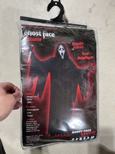 NEW Scream Ghostface Costume 25th Anniversary Rare! Halloween Adult Size! | #4582815355