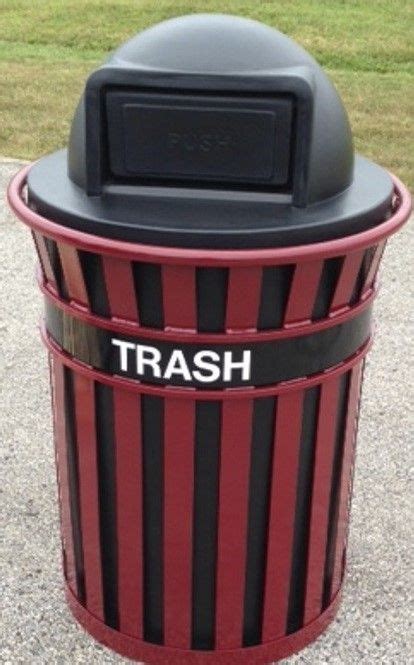 Dome Top Trash Receptacles | Dome Top Trash Cans | Dome Top Waste bin