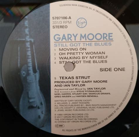 Gary Moore Still Got The Blues LP Historia Nuestra