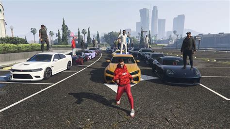 GTA 5 ONLINE LIVE CAR MEET CAR SHOW CRUISE RP DRAG RACES Ps4