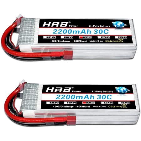 Hrb Pcs S Lipo Battery V Mah C Xt Connector A Grade Lipo