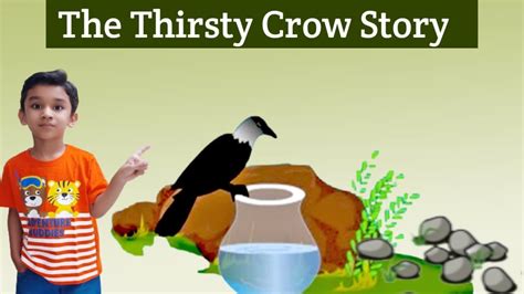 Thirsty Crow Moral Story With Props English Story For Kids Pre