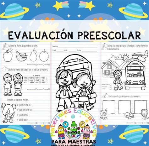 Examen De Evaluación Diagnóstica Para Todos Los Grados De Preescolar