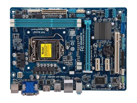 GIGABYTE GA B75M HD3 Rev 1 0 LGA 1155 Micro ATX Intel Motherboard