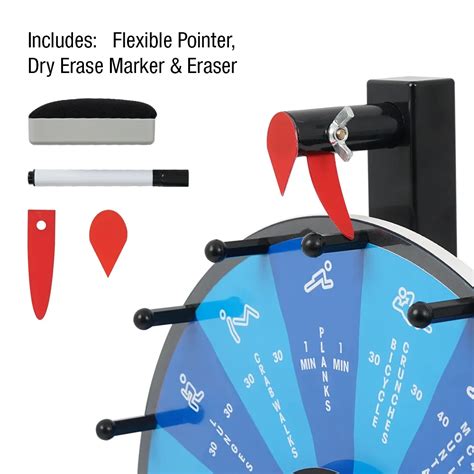 Custom Raffle Wheel – 14 Printed Slots – Tabletop