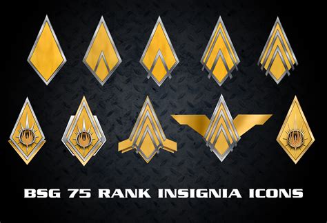 BSG 75 Rank Insignia Icons by Retoucher07030 on DeviantArt