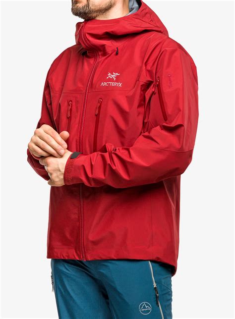 Geaca Impermeabila Arcteryx Alpha Sv Jacket Bordeaux