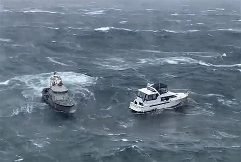 Coast Guard Makes Dramatic Rescue At Mouth Of Columbia River As Wave