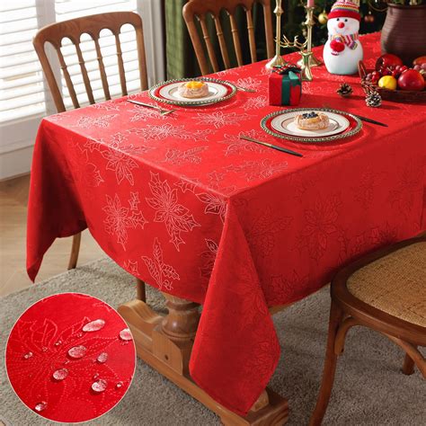 Amazon Honellaty Christmas Tablecloth Rectangle X Inch