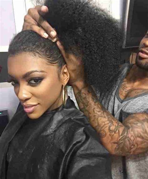 Porsha Williams Shows Off Her Natural Hair On Instagram For 2.5 Seconds