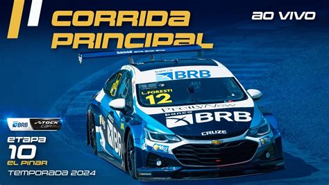 STOCK CAR BRB 2024 AO VIVO 10ª ETAPA CORRIDA PRINCIPAL EL PINAR