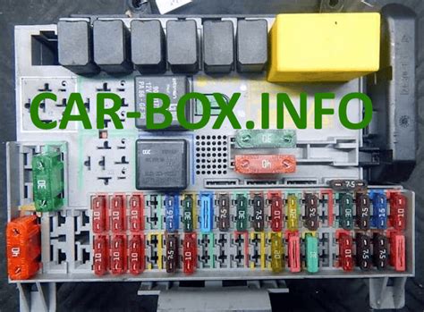 Fuse Box Diagram Opelvauxhall Astra G 1998 2009