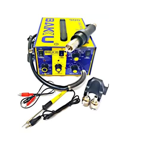 Bakku Premium In Inbuilt Auto Cut Function SMD Rework Station Hot Air Gun With W Micro