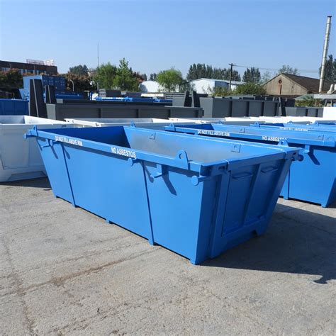 M Outdoor Mobile Temporary Waste Chain Lift Skip Bins China Wastebin