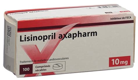 Lisinopril Axapharm Tabl 10 Mg Blist 100 Stk Online Bestellen