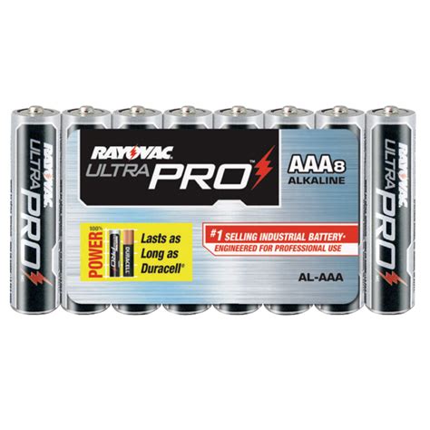 Rayovac Ultra Pro Aaa Size Industrial Alkaline Batteries Pack