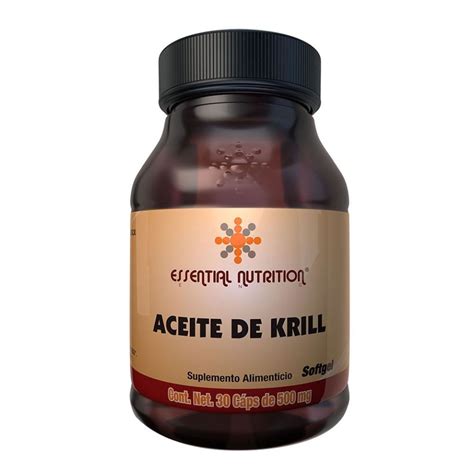 Aceite De Krill Essential Nutrition 30 Cápsulas Walmart En Línea