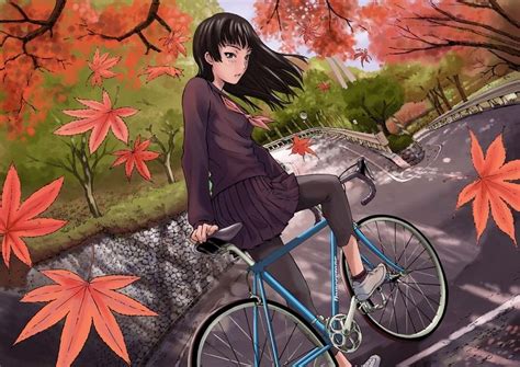 Anime Bicycle Wallpaper Anime Bicycle Wallpaper Bicycle