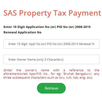 Bbmp Property Tax Bengaluru Online Offline Fy