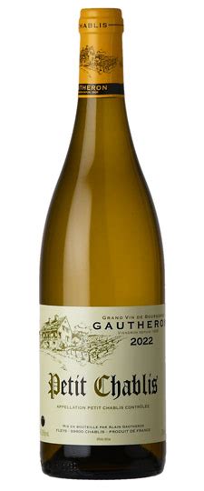 2022 Domaine Alain Et Cyril Gautheron Petit Chablis SKU 1730466