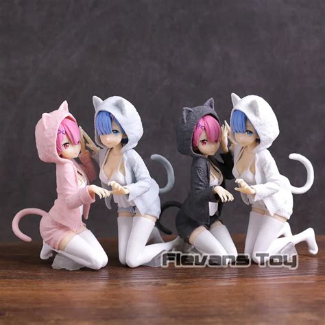 Re Life In A Different World From Zero Rem Ram Figures Collectible Pvc