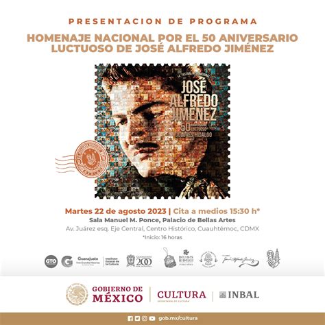 Invitación Presentación de Programa Homenaje Nacional por el 50