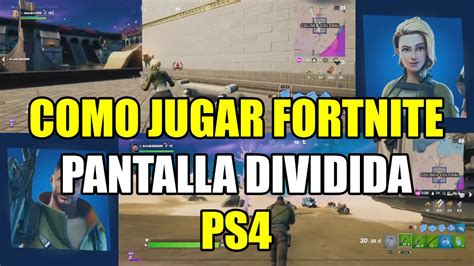 Como Jugar FORTNITE En PANTALLA DIVIDIDA PS4 Split Screen Local YouTube