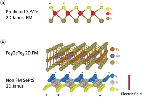 A A D Janus Ferromagnetic Alloy Sevte Is Depicted Showing An