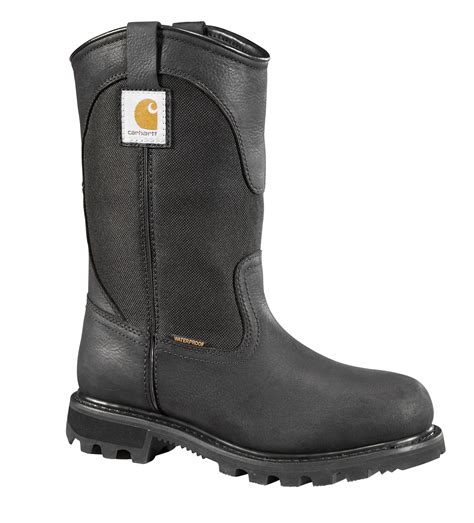 Carhartt Boots Womens Cwp1151 Black Waterproof Slip Resistant