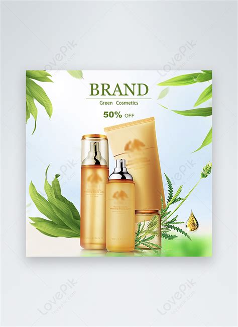 Facial Skincare Products Social Media Post Template Image Picture Free