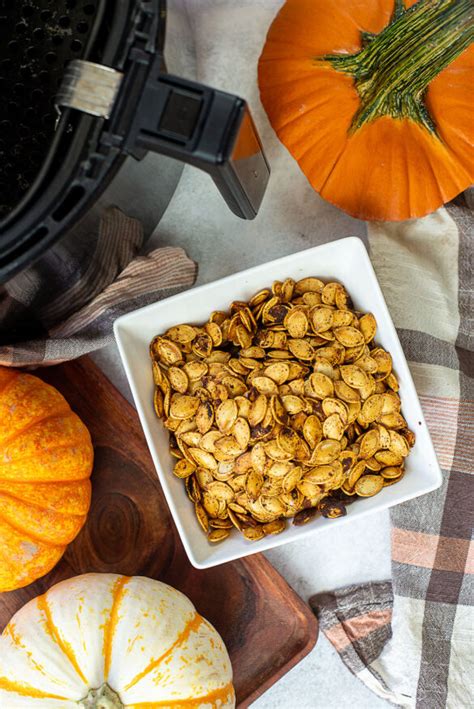 Easy Air Fryer Roasted Pumpkin Seeds