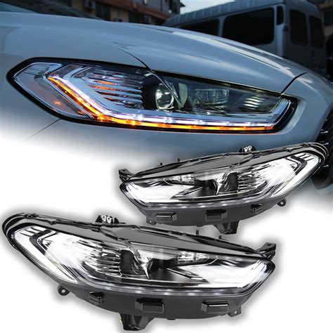 AKD Faro Delantero LED Para Ford Fusion L Mpara De Cabeza H7 D2H Hid Se