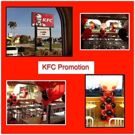 Decorations for KFC Promotion.