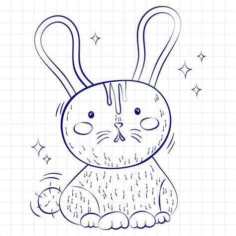 Rabbit Pen Notebook 15278784 Vector Art At Vecteezy