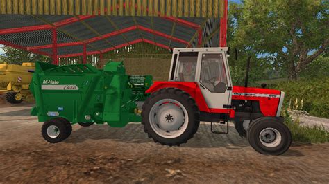 McHale C460 Straw Blower Bale Feeder GamesMods Net FS19 FS17