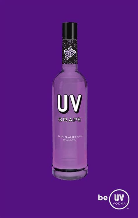 UV Grape - UV Vodka | Vodka, Flavored vodka, Grapes