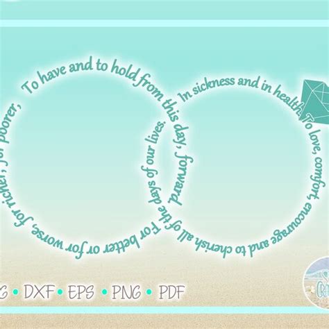 Interlocked Wedding Rings Svg Cricut Cut Files Silhouette Etsy