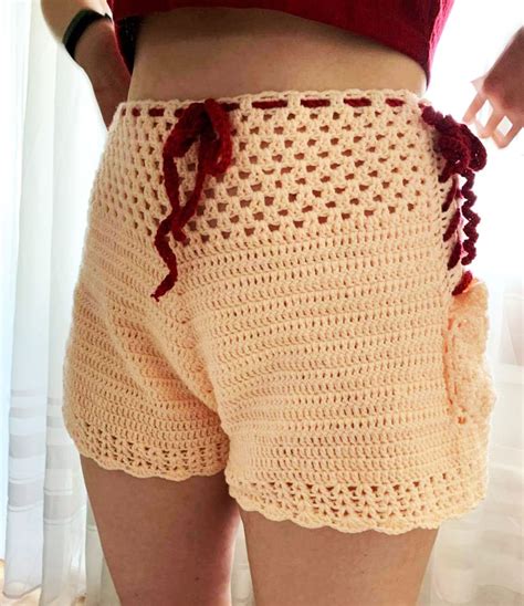 Cute Summer Crochet Shorts Etsy