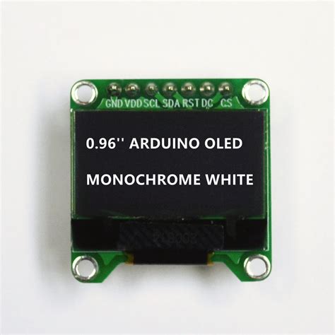 Inch Arduino Oled Display Monochrome White X Orient Display