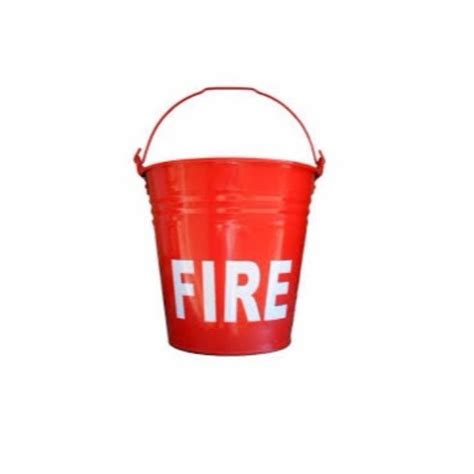 Buy Red Metal Fire Bucket Online In Pakistan With Same Day Shipping