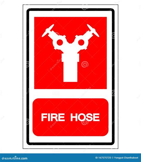 Fire Hose Symbol Sign Vector Illustration Isolate On White Background Label Eps10 Stock