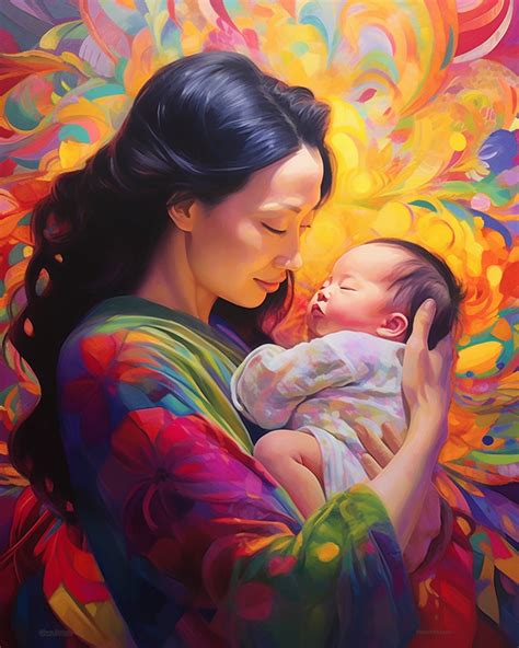 Mothers And Child Series Lester Yocum Uplifting Arts